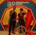 3D番組-3Dパフォーマンススタジオ(eo光チャンネル３Ｄプラス)★クリスタルパフォーマーMASAKI&一輪車アイドルあんぴー